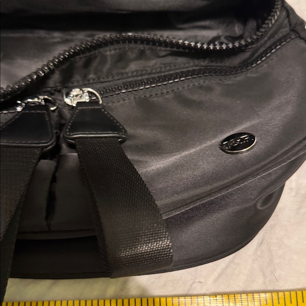 Iris & rainbow Black Crossbody Bag - Picture 2 of 4